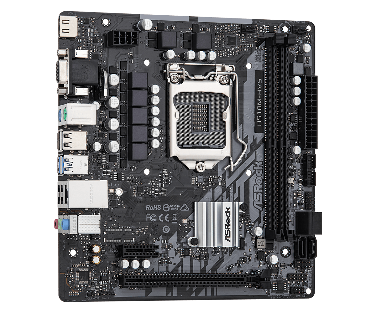 ASROCK H510M-HVS R2.0 H510 Mot - đánh giá và giá Intel Cpu Core I9