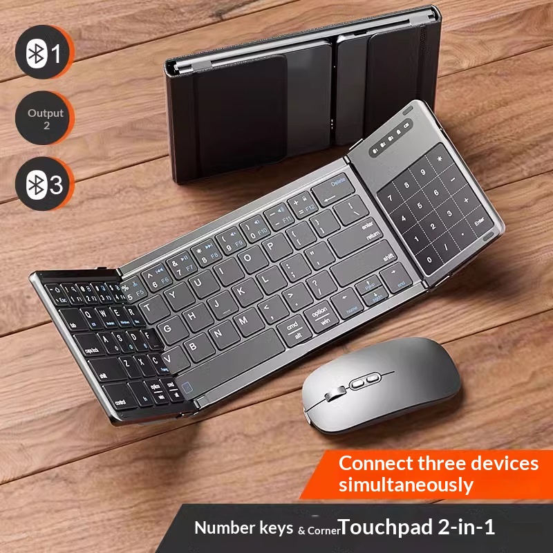 Mengzu Tri Fold Wireless Bluet - đánh giá và giá Gaming Keyboard Wireless
