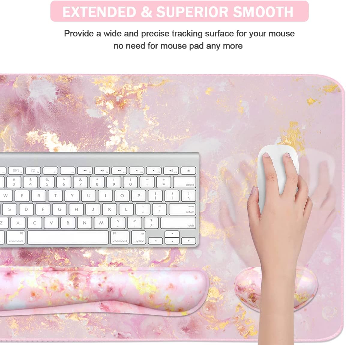 Large Gaming Mouse Pad with Ke - đánh giá và giá Gaming Keyboard And Mouse Pad