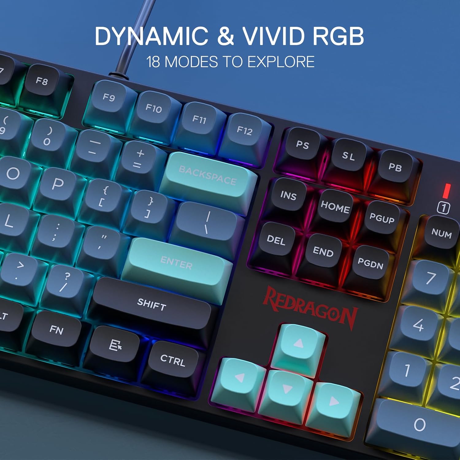 Redragon K582 SE Wired RGB 104 - đánh giá và giá Gaming Keyboard Thocky