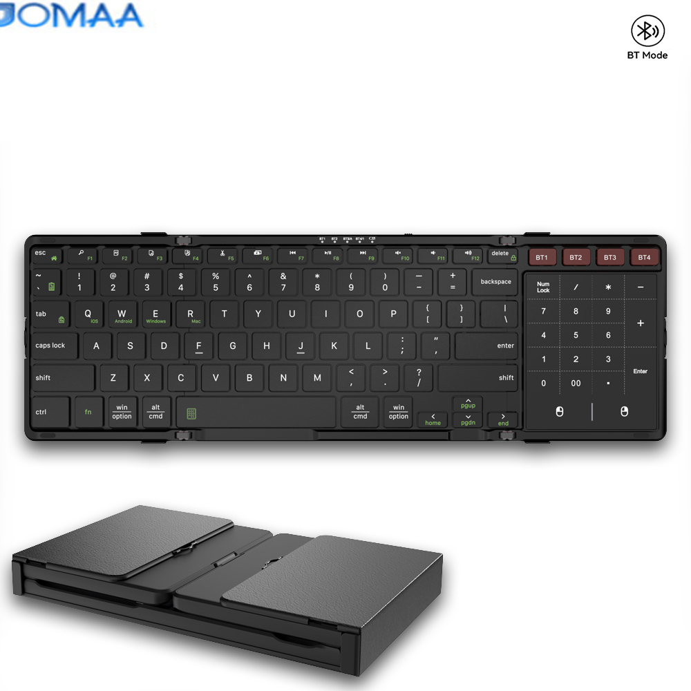 JOMAA Foldable Bluetooth Keybo - đánh giá và giá Gaming Keyboard Budget