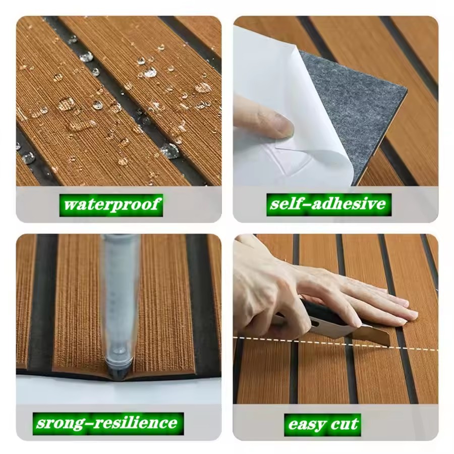 Faux Teak EVA Foam Boat Floori - đánh giá và giá Pe Foam Sheet