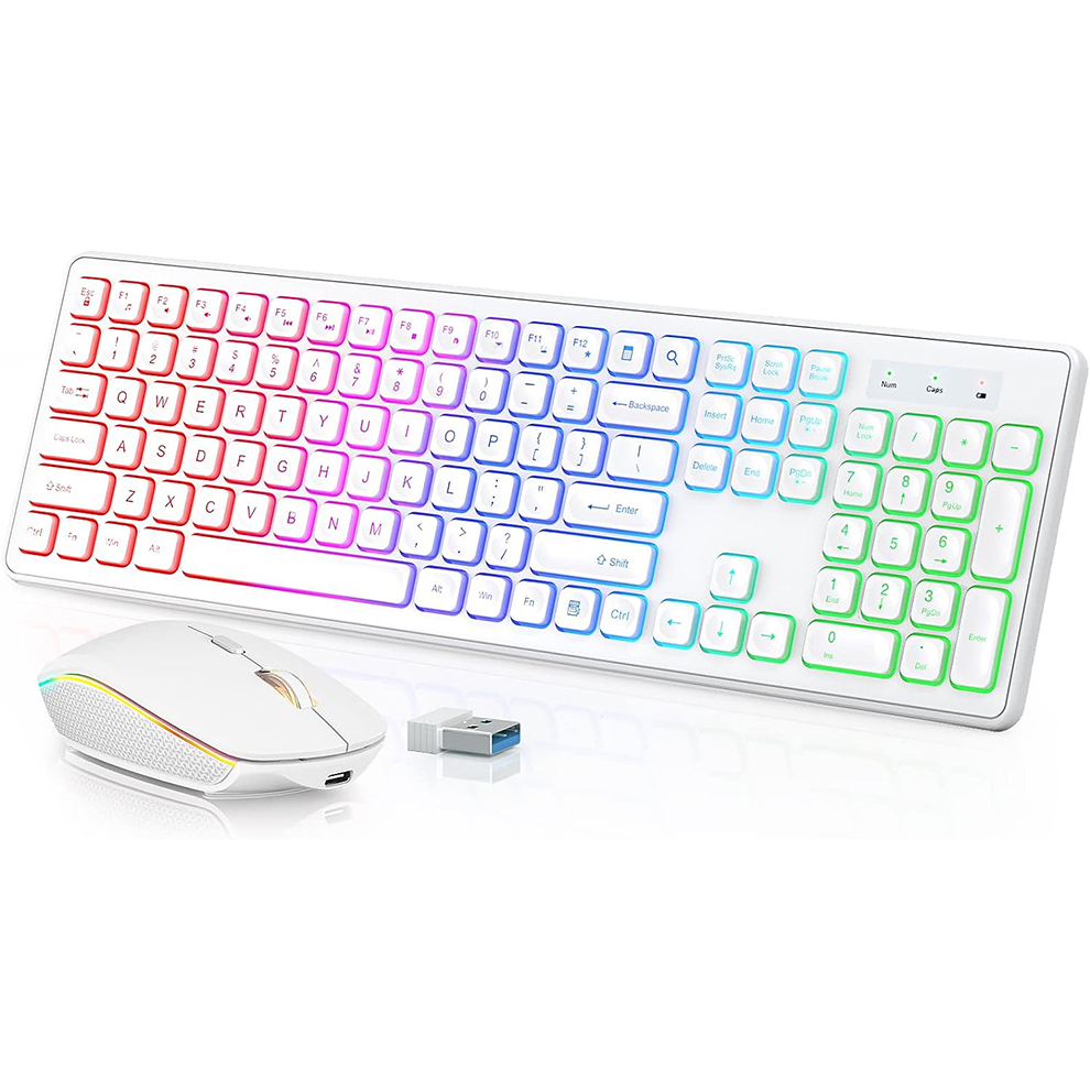 Backlit Wireless Keyboard and  - đánh giá và giá Gaming Keyboard And Mouse Wireless