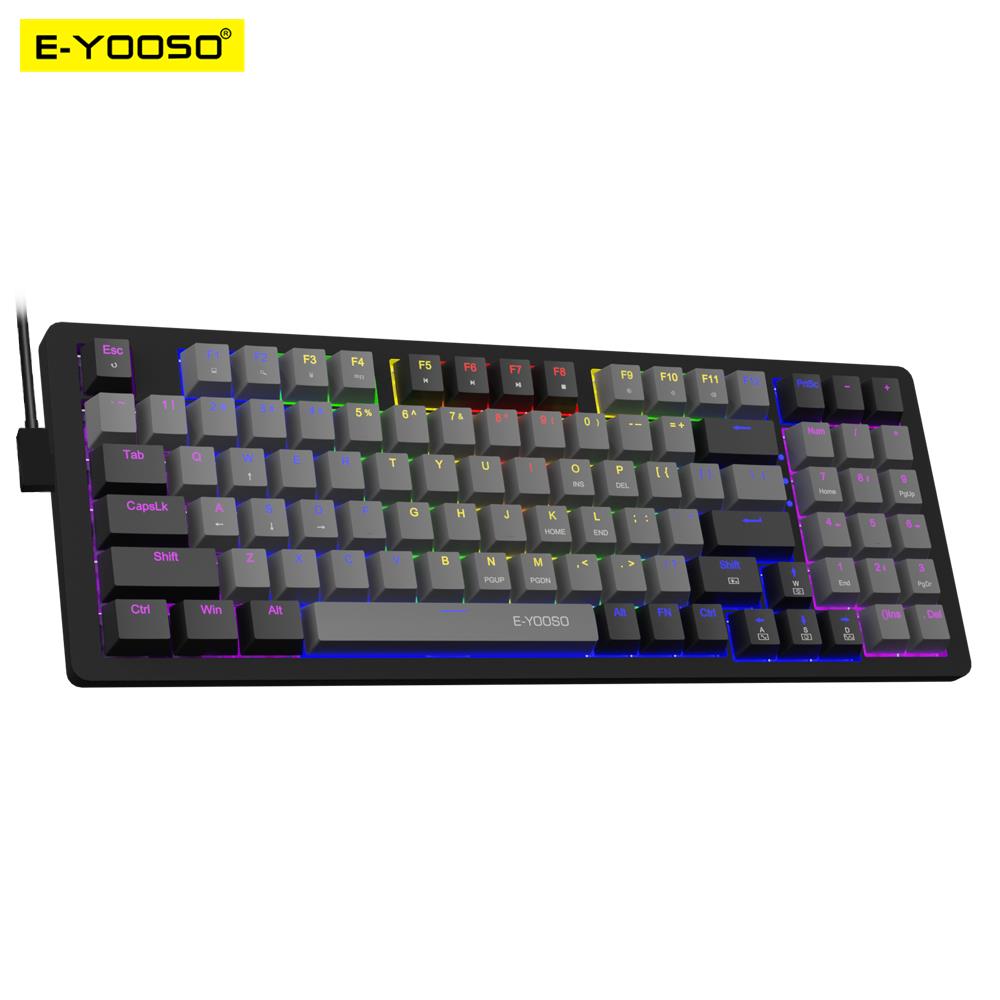E-YOOSO Z94 USB Mechanical Gam - đánh giá và giá Keyboard Gaming Blue Switch